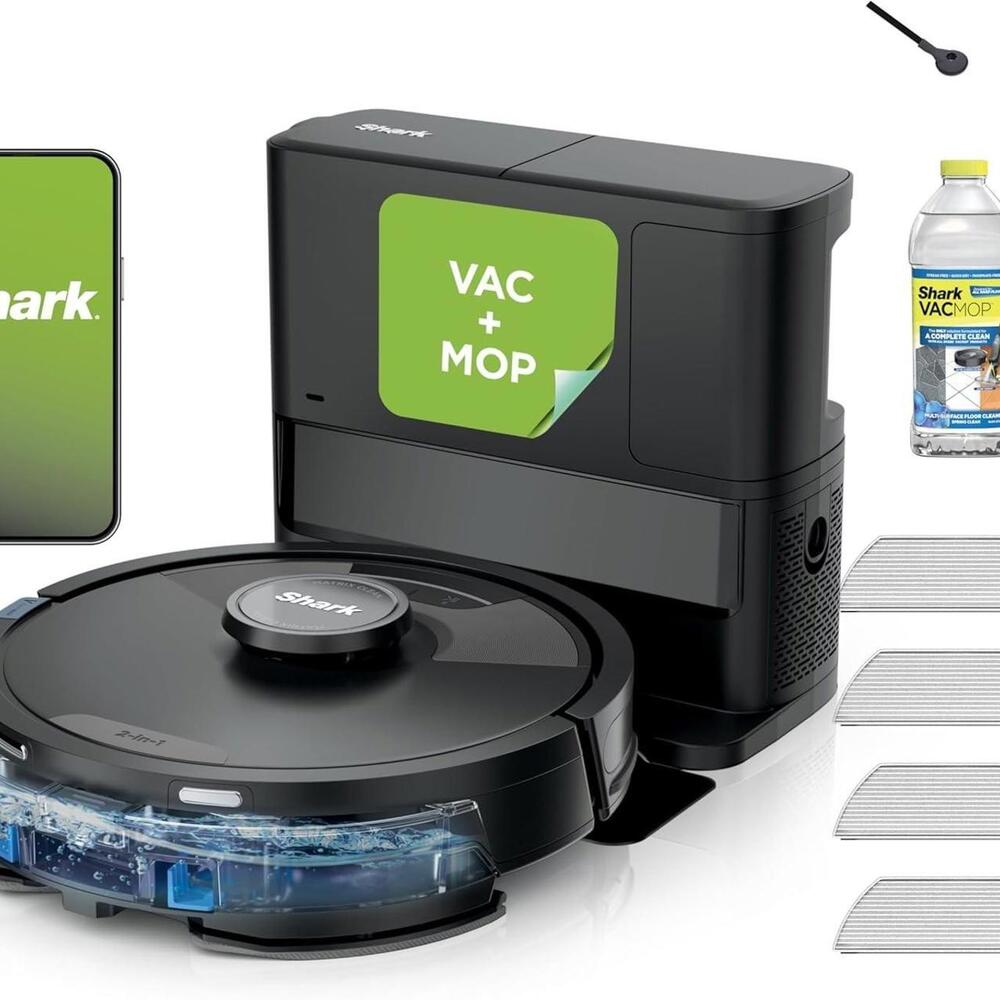Shark Matrix‎ Plus 2-in-1 Robot Vacuum Mop Self-Empty WiFi Black Pet UR26503CUS